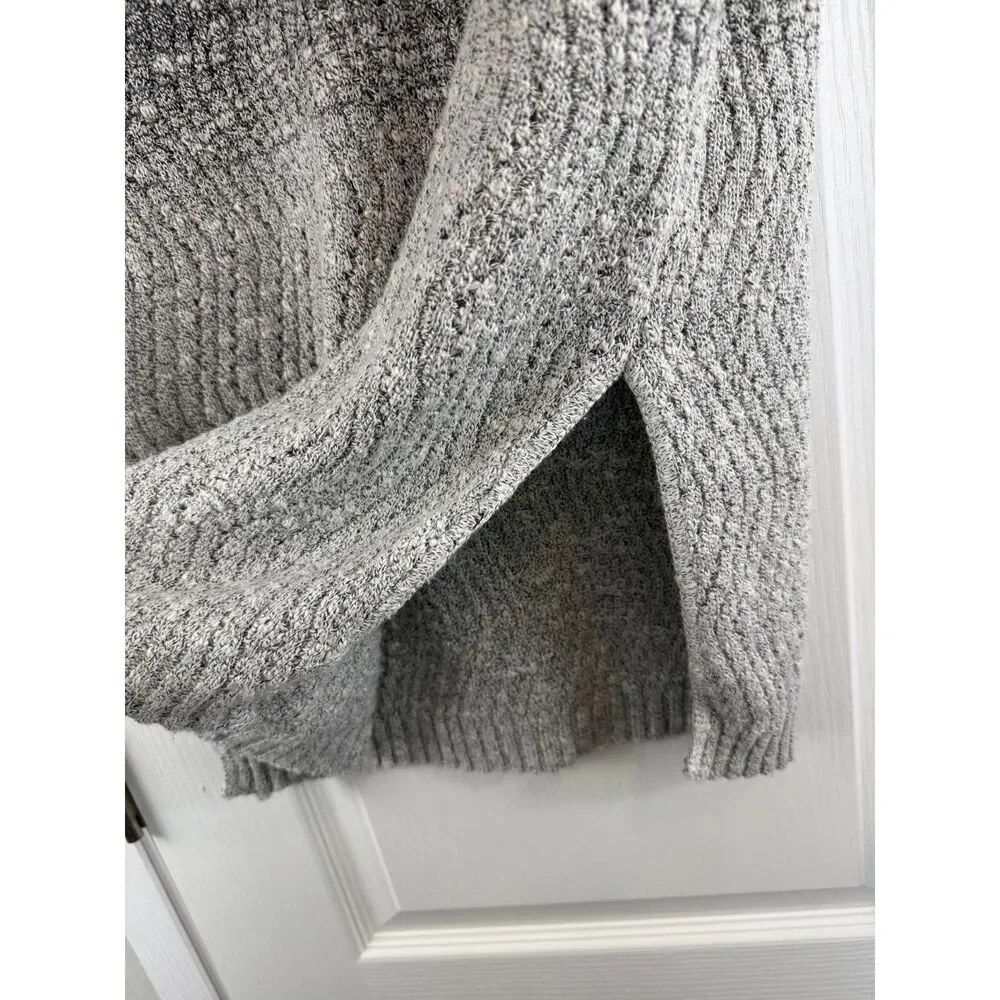 Simply Vera Vera Wang Women's Sleeveless Sweater Turtleneck Gray Size L Large